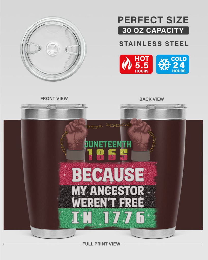 Juneteenth 1865 Ancestor 4#- Juneteenth- tumbler