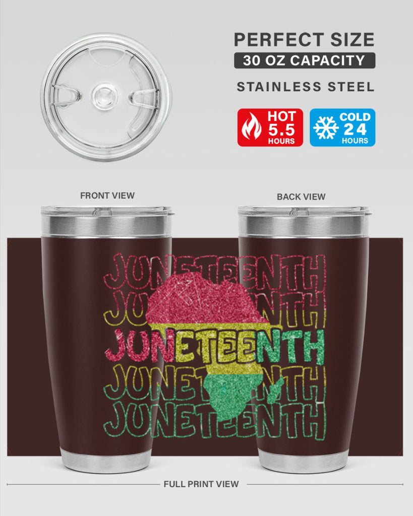 Juneteenth Fist Black History 1865 Png 13#- Juneteenth- tumbler