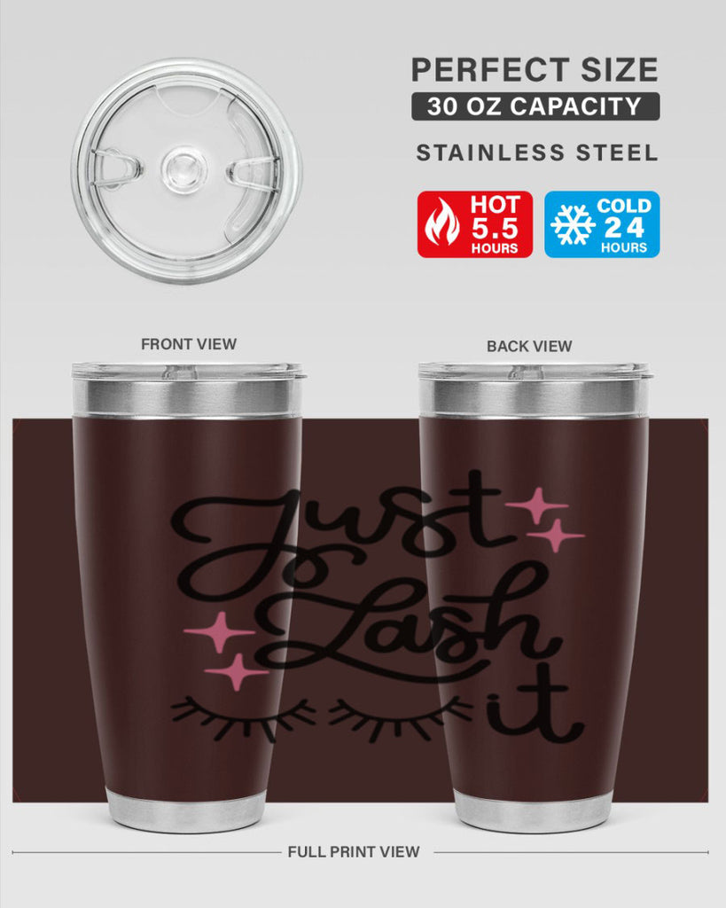 Just Lash It Style 76#- make up- Tumbler