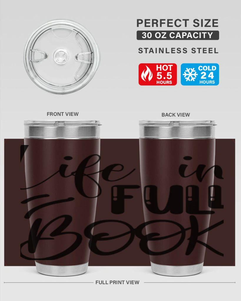 LIFE in FULL BOOK  300#- spring- Tumbler