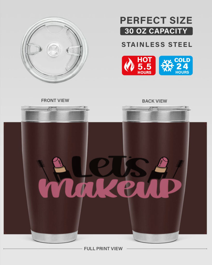 Let∩s Makeup Style 62#- make up- Tumbler