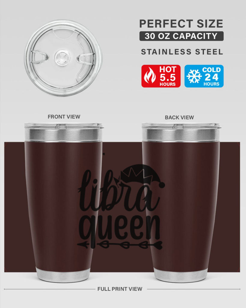 Libra queen 326#- zodiac- Tumbler