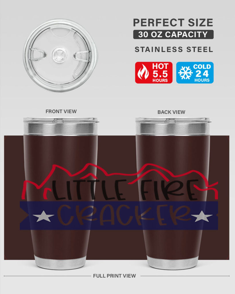 Little Fire Cracker Style 161#- Fourt Of July- Tumbler
