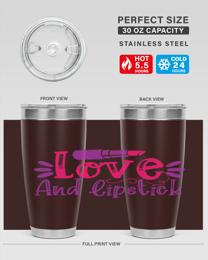 Love And Lipstick Style 225#- make up- Tumbler