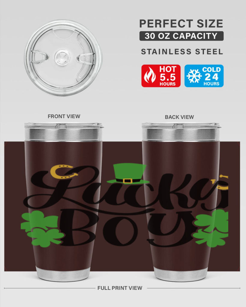 Lucky Boy Style 59#- St Patricks Day- Tumbler