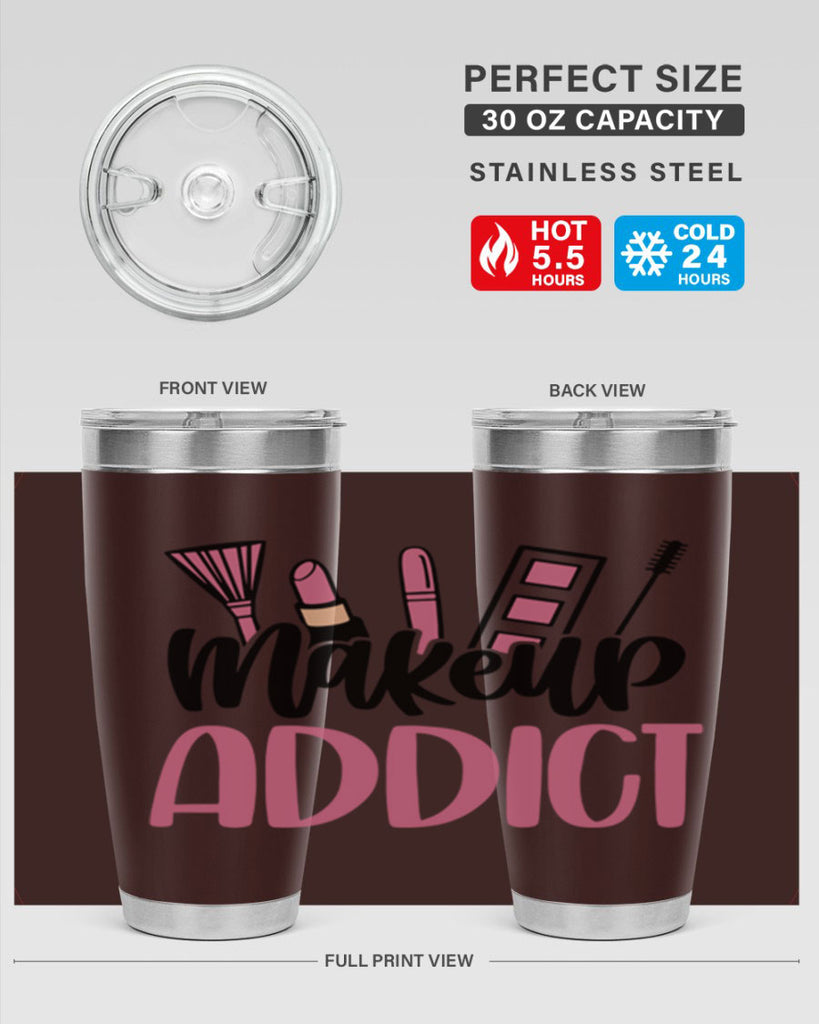 Makeup Addict Style 55#- make up- Tumbler