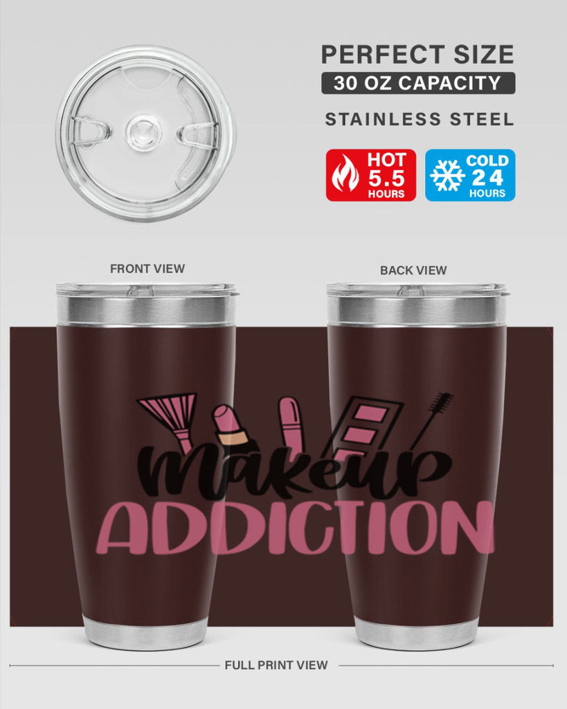 Makeup Addiction Style 54#- make up- Tumbler