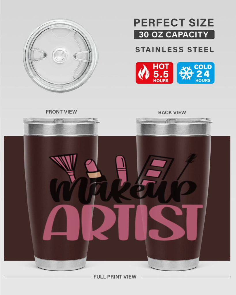 Makeup Artist Style 52#- make up- Tumbler