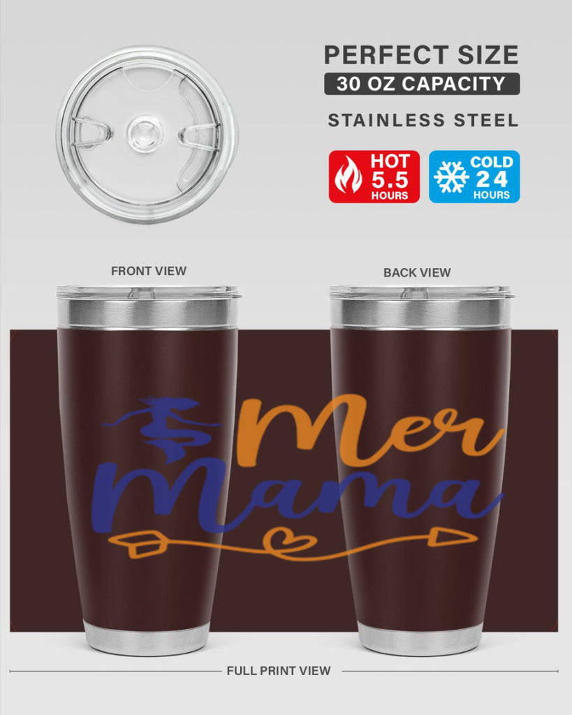 Mer Mama 331#- mermaid- Tumbler