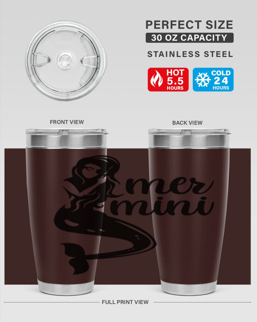 Mer mini 352#- mermaid- Tumbler