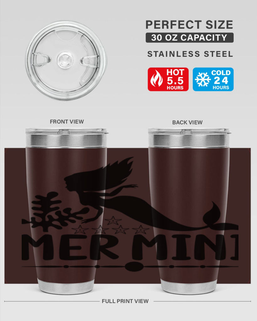 Mer mini 353#- mermaid- Tumbler