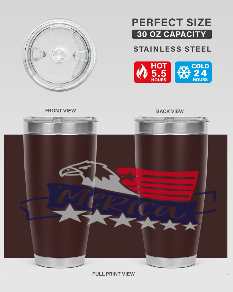 Merica Style 136#- Fourt Of July- Tumbler