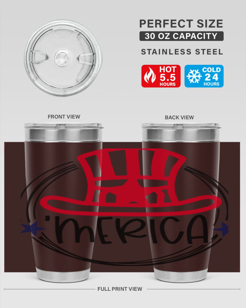 Merica Style 138#- Fourt Of July- Tumbler