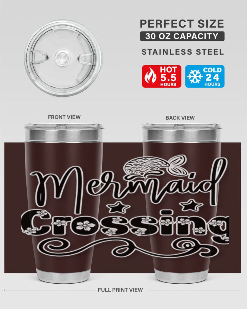 Mermaid Crossing 400#- mermaid- Tumbler