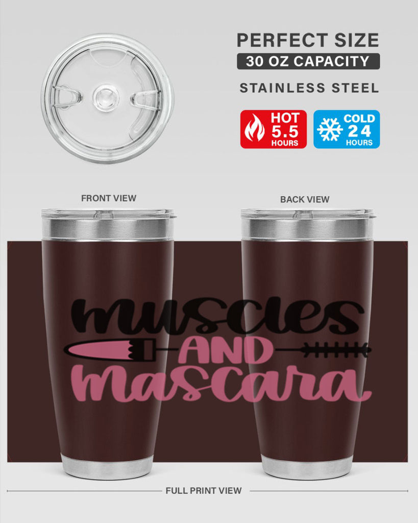 Muscles And Mascara Style 35#- make up- Tumbler