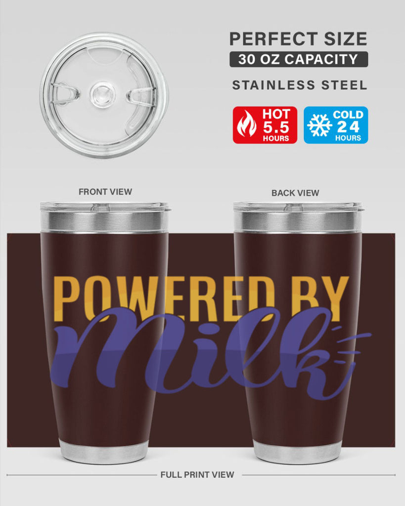 Powered By Milk Style 204#- baby- tumbler