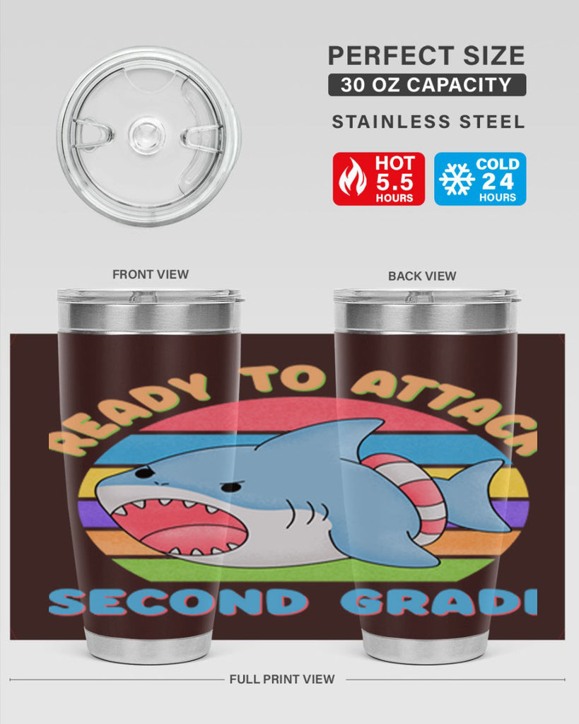 Ready to Attack 2nd Grade 19#- second grade- Tumbler