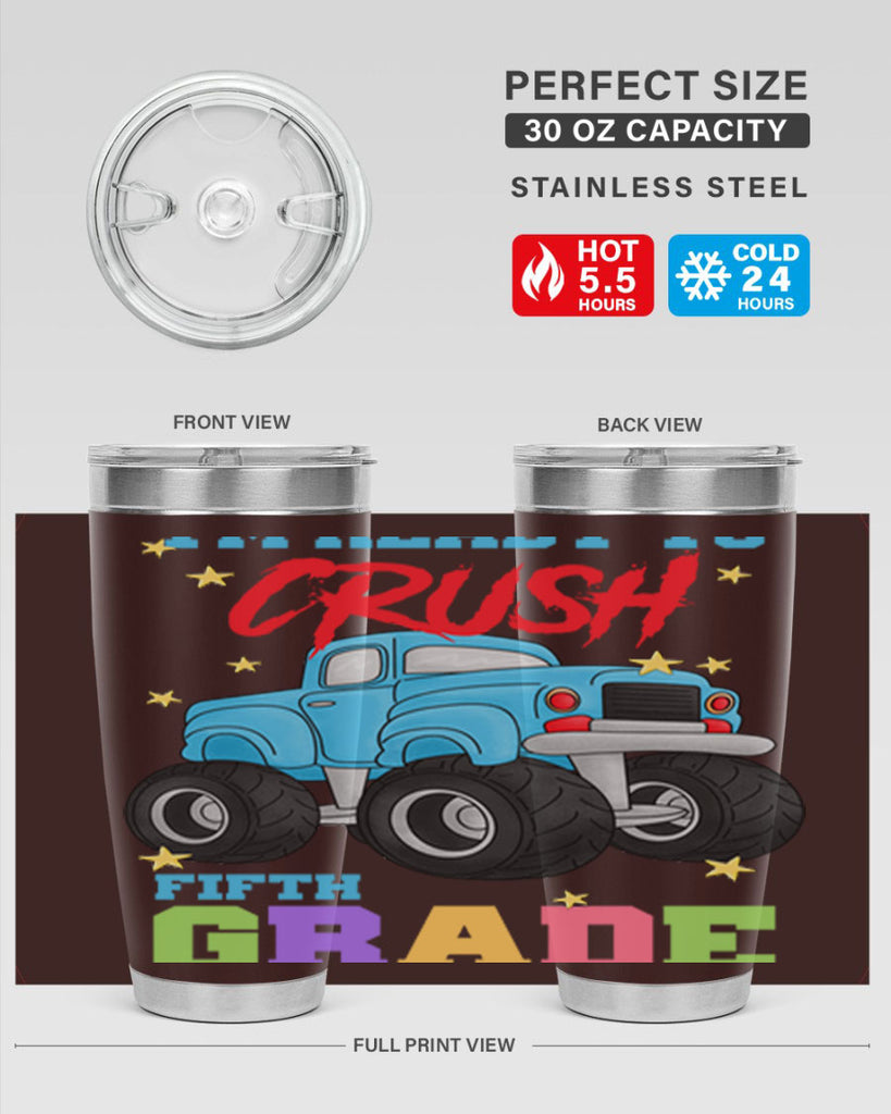 Ready to Crush 5th Grade 22#- 5th grade- Tumbler