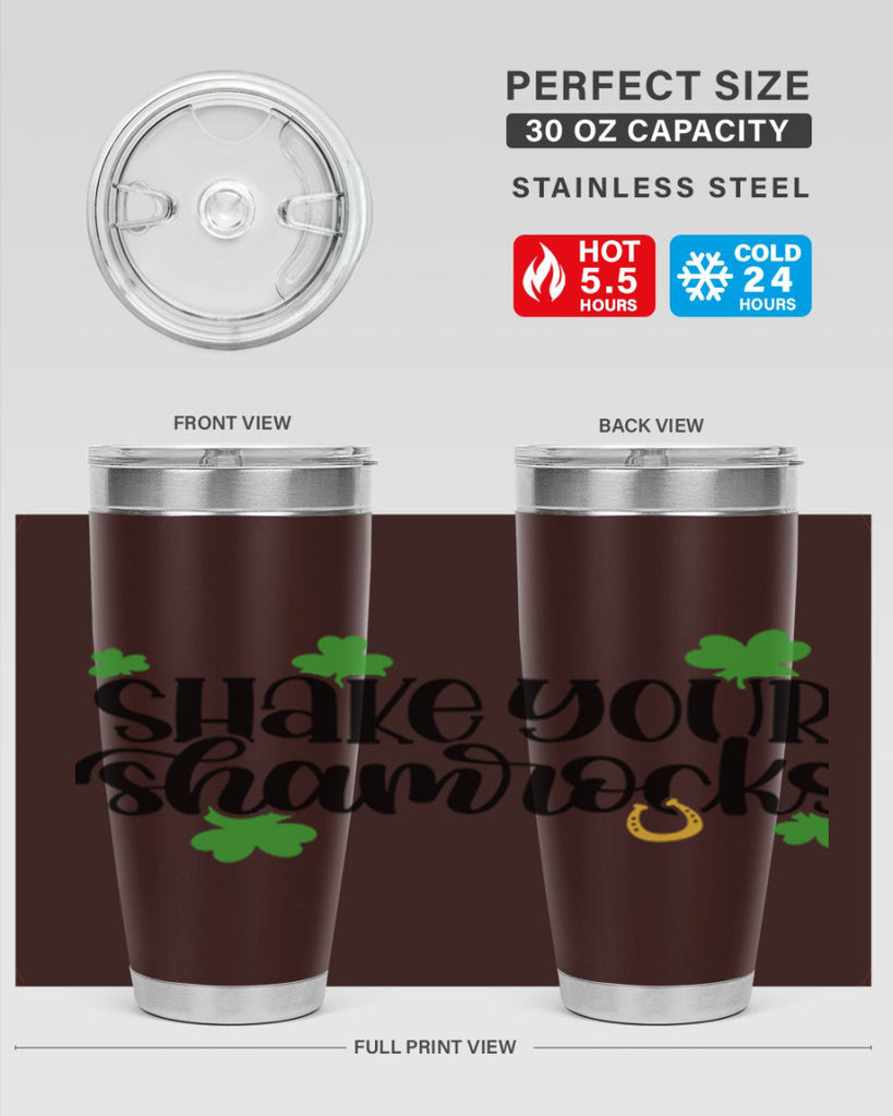 Shake Your Shamrocks Style 32#- St Patricks Day- Tumbler