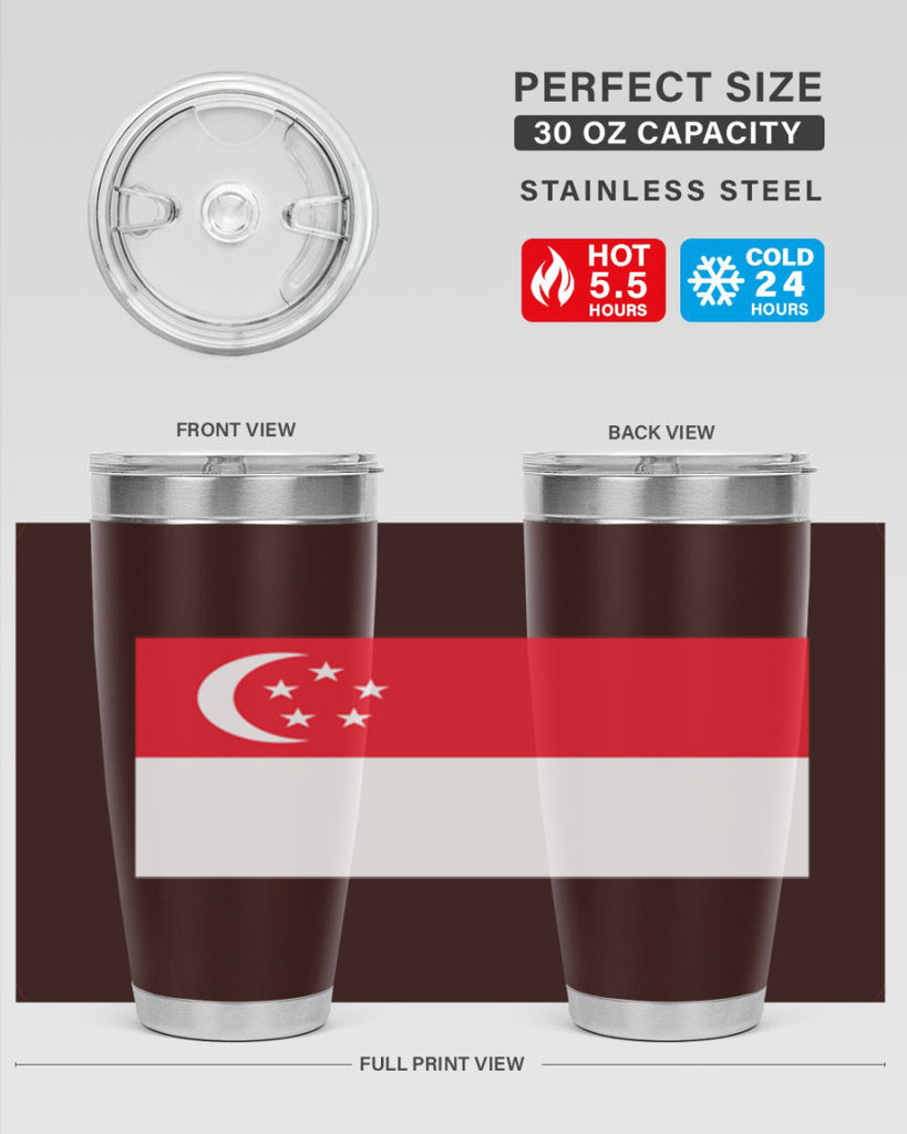 Singapore 41#- world flags- Tumbler