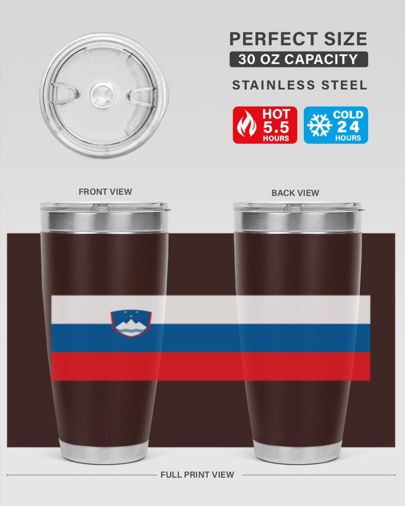 Slovenia 39#- world flags- Tumbler