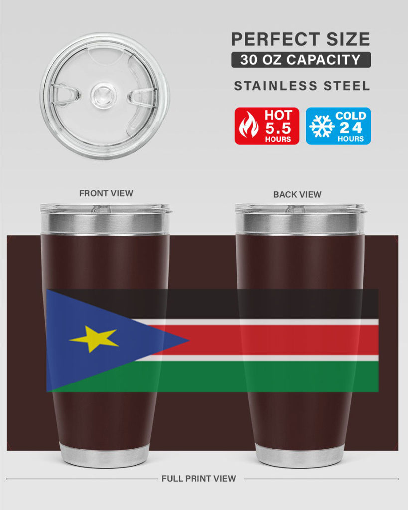 South Sudan 34#- world flags- Tumbler