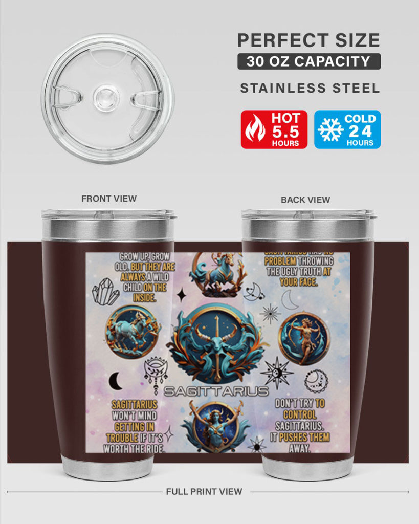 StraightSaggitarius 476#- zodiac- Tumbler