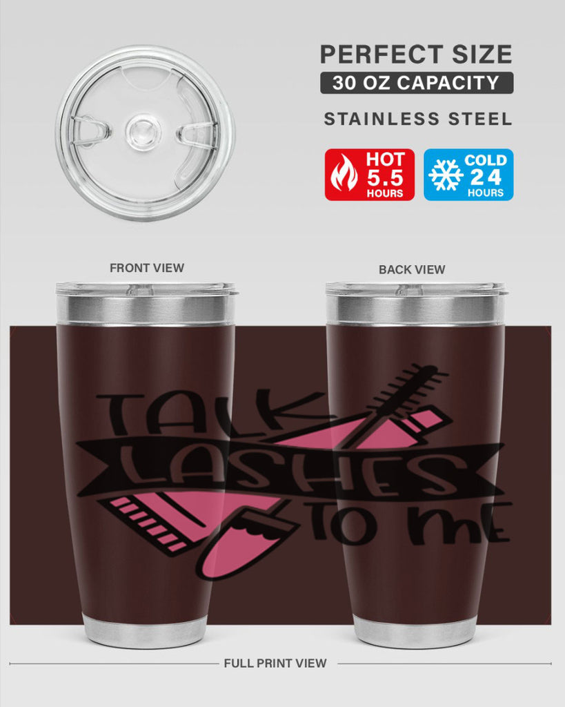 Talk Lashes To Me Style 17#- make up- Tumbler