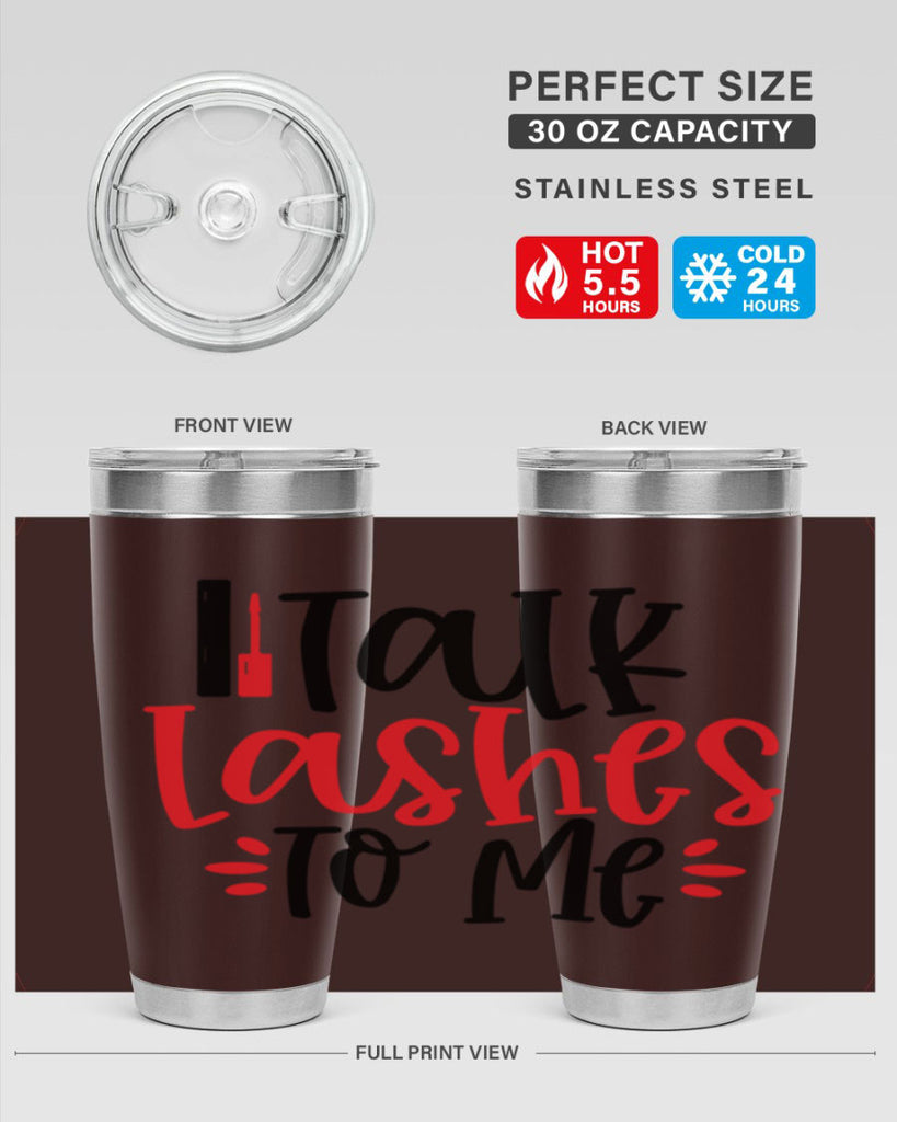 Talk Lashes To Me Style 219#- make up- Tumbler