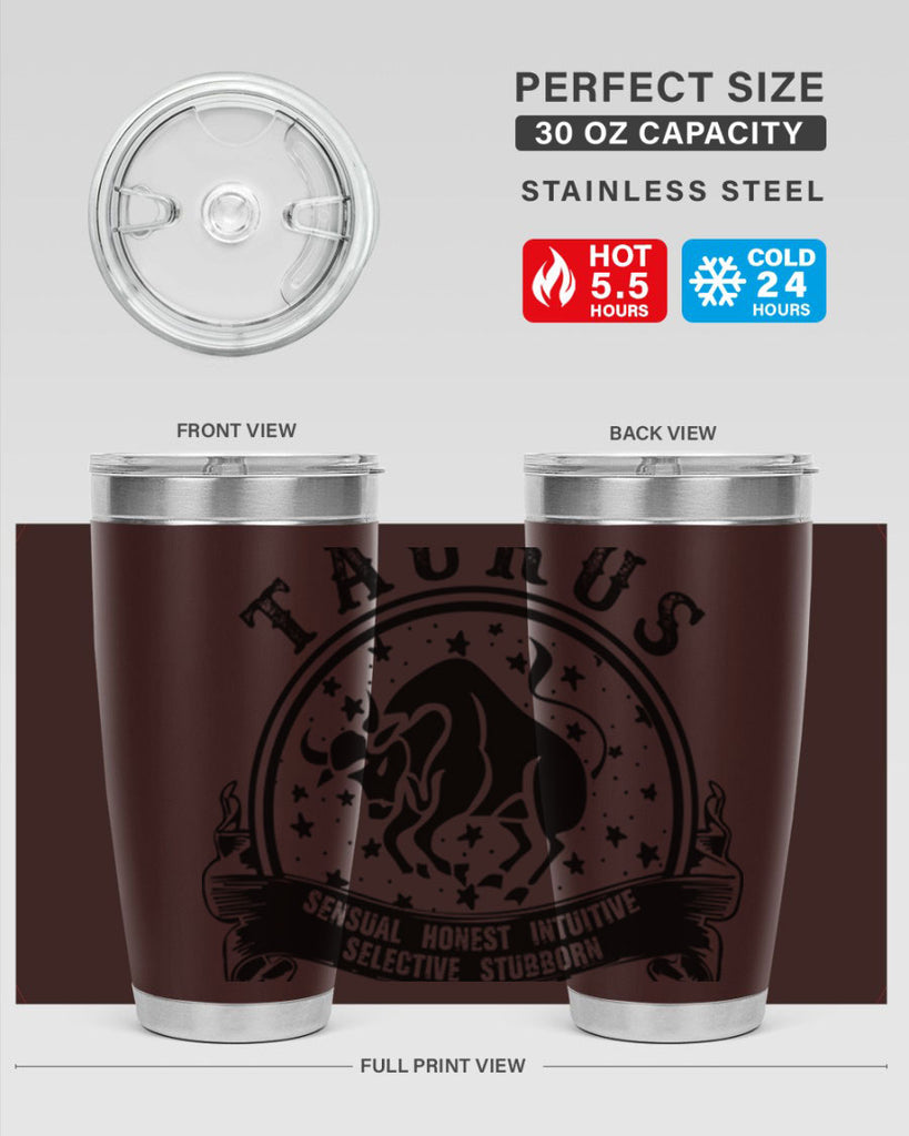 Taurus 5#- zodiac- Tumbler