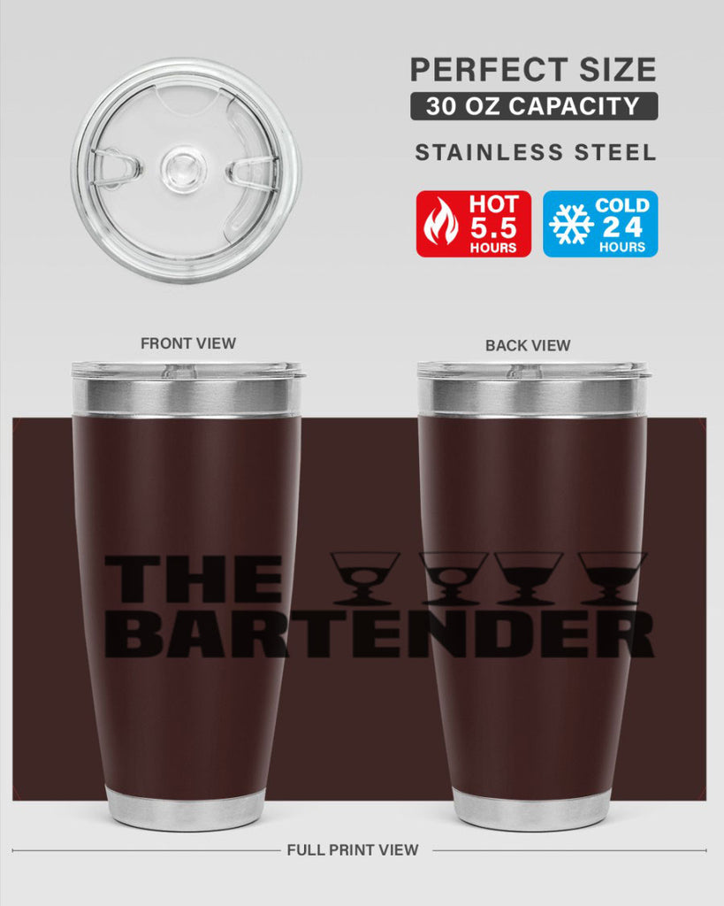 The bartender Style 12#- bartender- tumbler