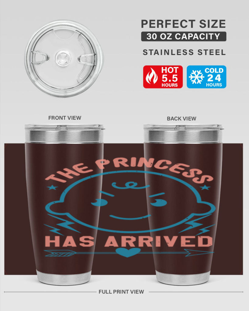 The princess has arrived Style 10#- baby shower- tumbler