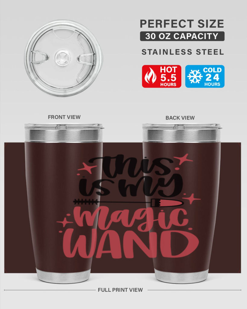 This Is My Magic Wand Style 12#- make up- Tumbler