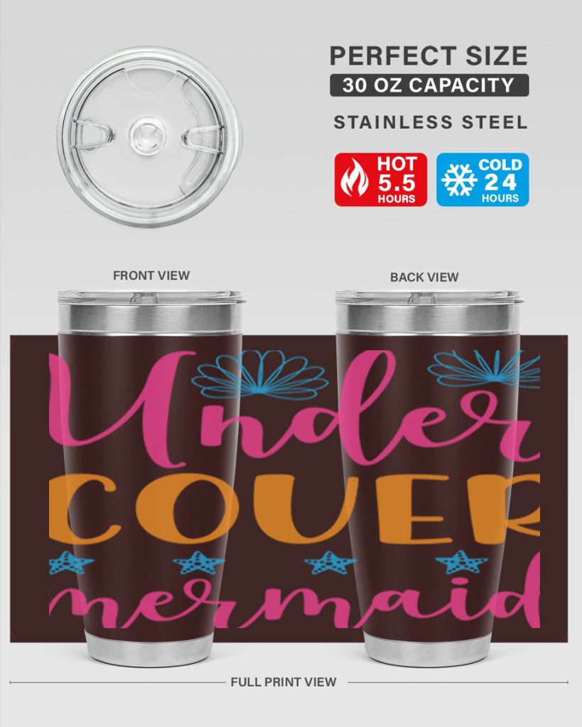 Under Cover Mermaid Design 653#- mermaid- Tumbler