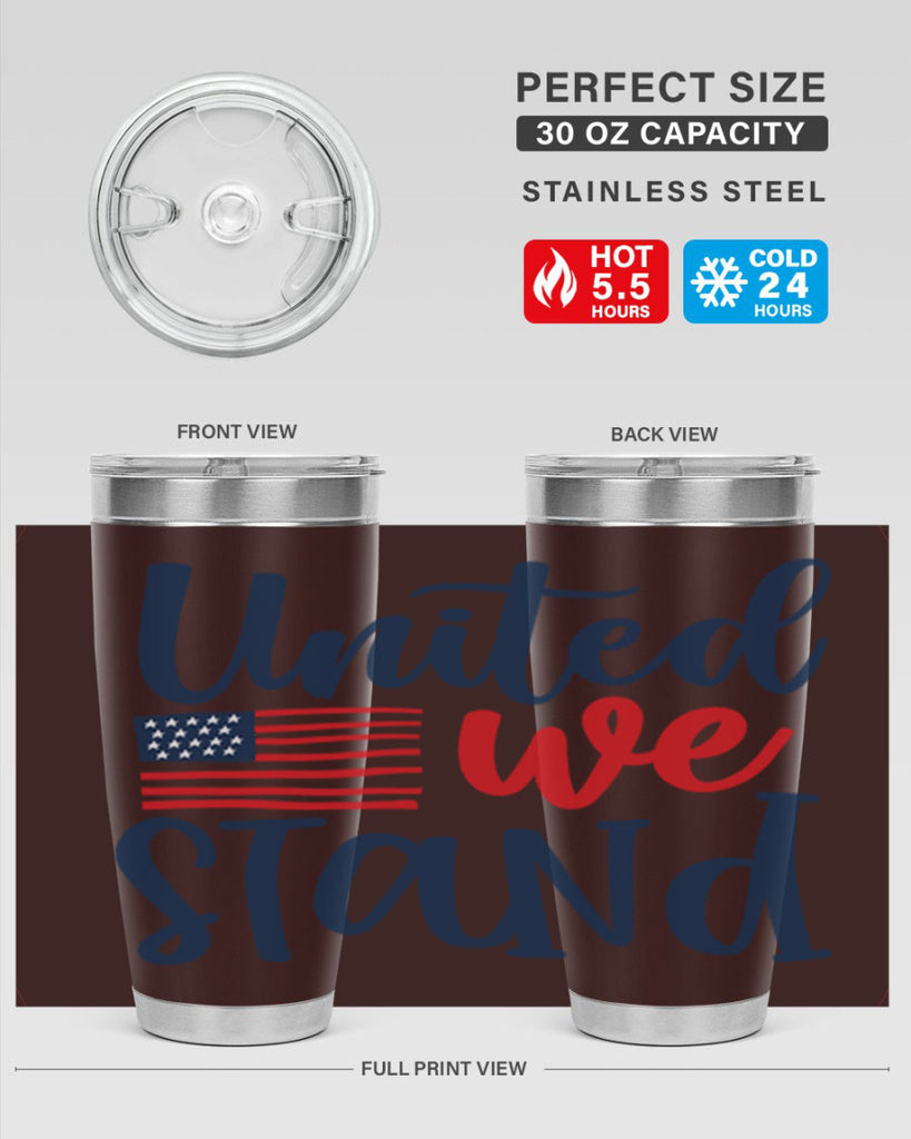 United we stand Style 9#- Fourt Of July- Tumbler