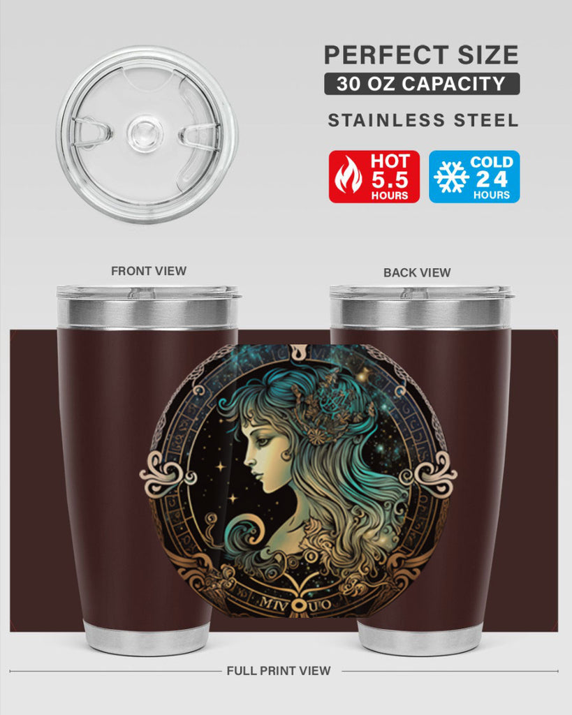 Virgo 526#- zodiac- Tumbler
