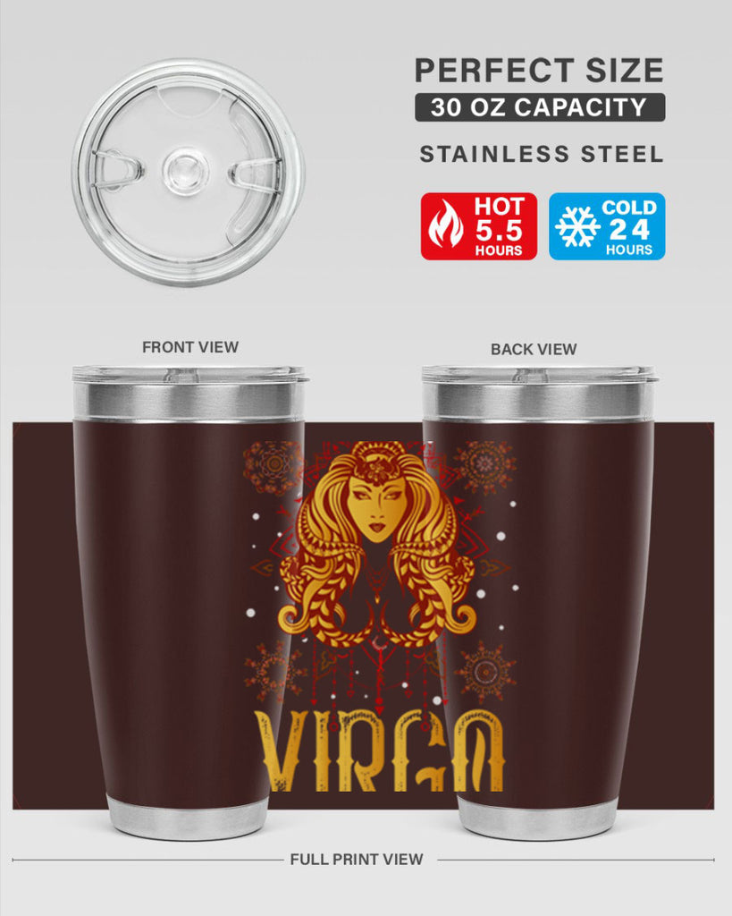 Virgo 542#- zodiac- Tumbler