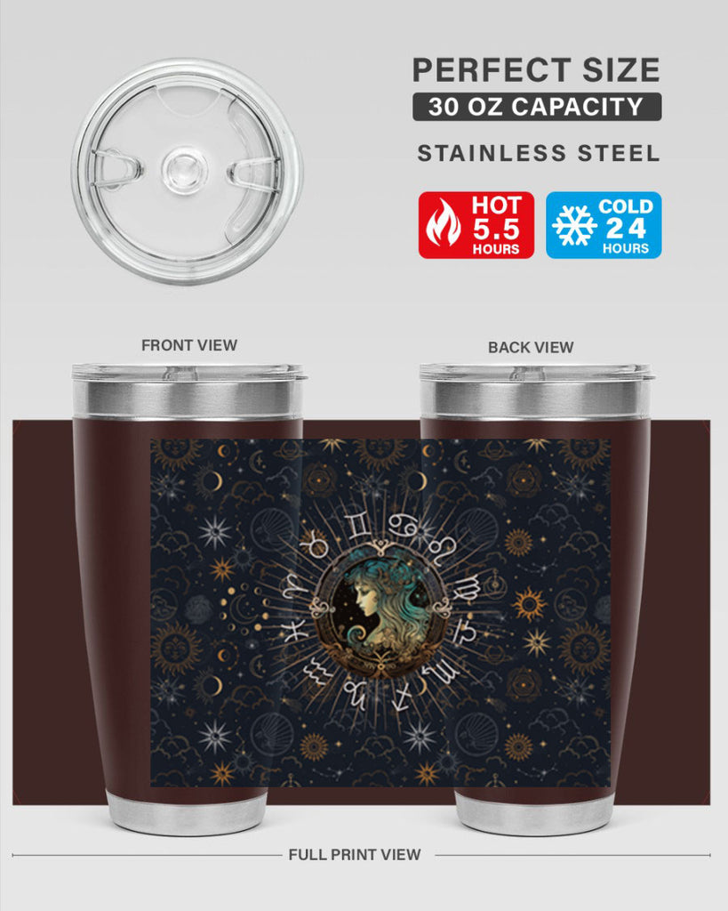 Virgo Straight 529#- zodiac- Tumbler