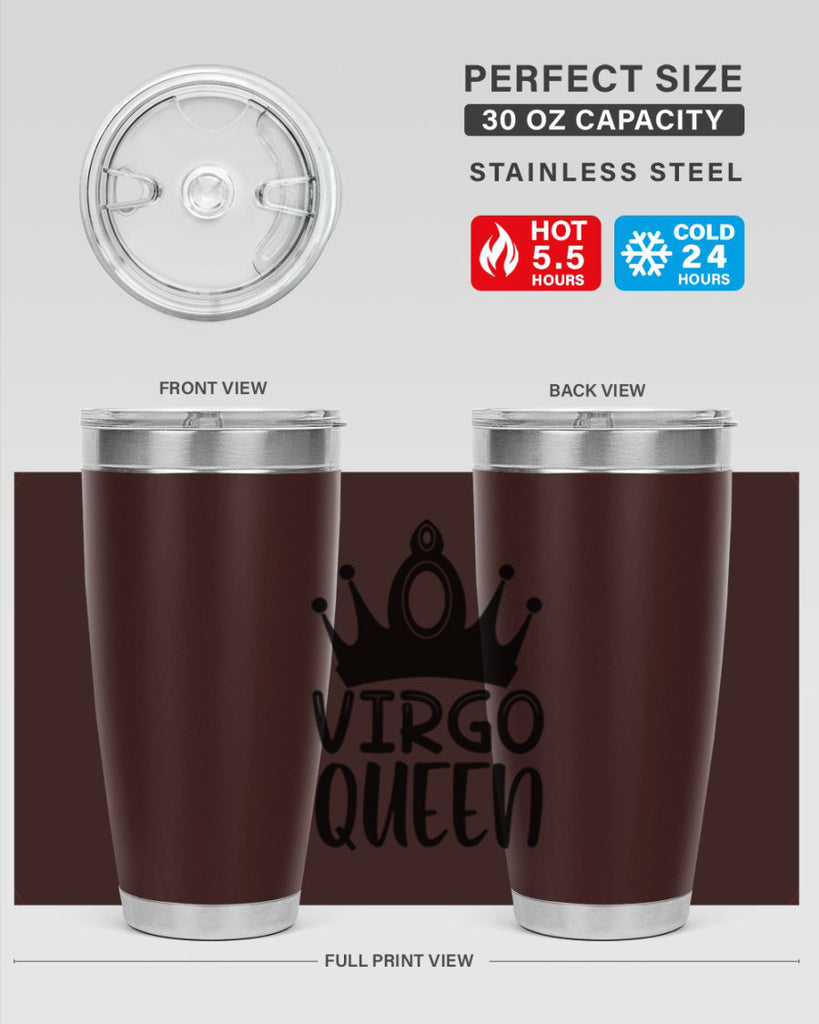 Virgo queen 539#- zodiac- Tumbler