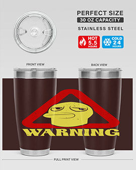 Warning Style 12#- duck- Tumbler