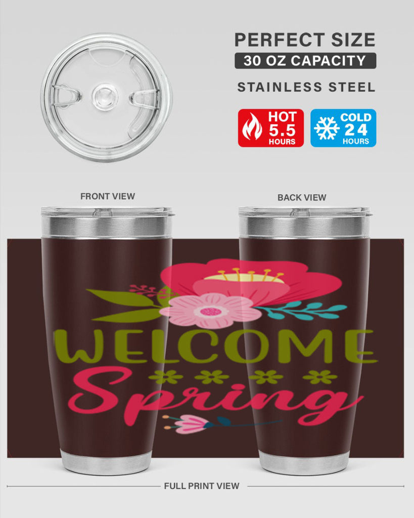 Welcome Spring 582#- spring- Tumbler