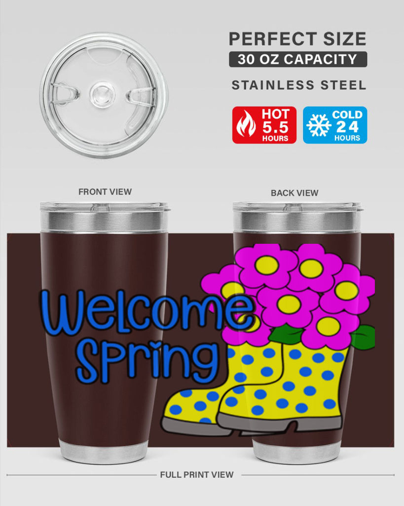 Welcome Spring rainboots page577#- spring- Tumbler