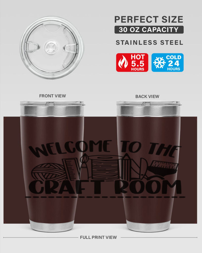 Welcome To the Craft Room 1#- crafting- Tumbler