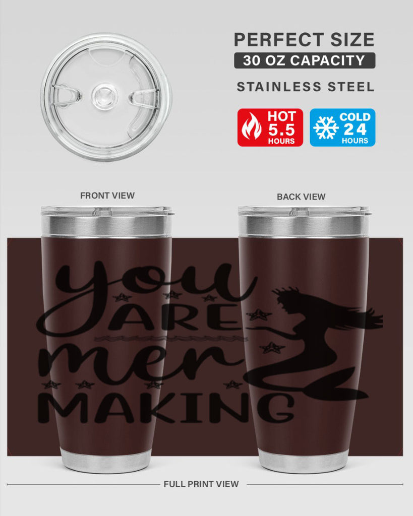 You are mer making 684#- mermaid- Tumbler
