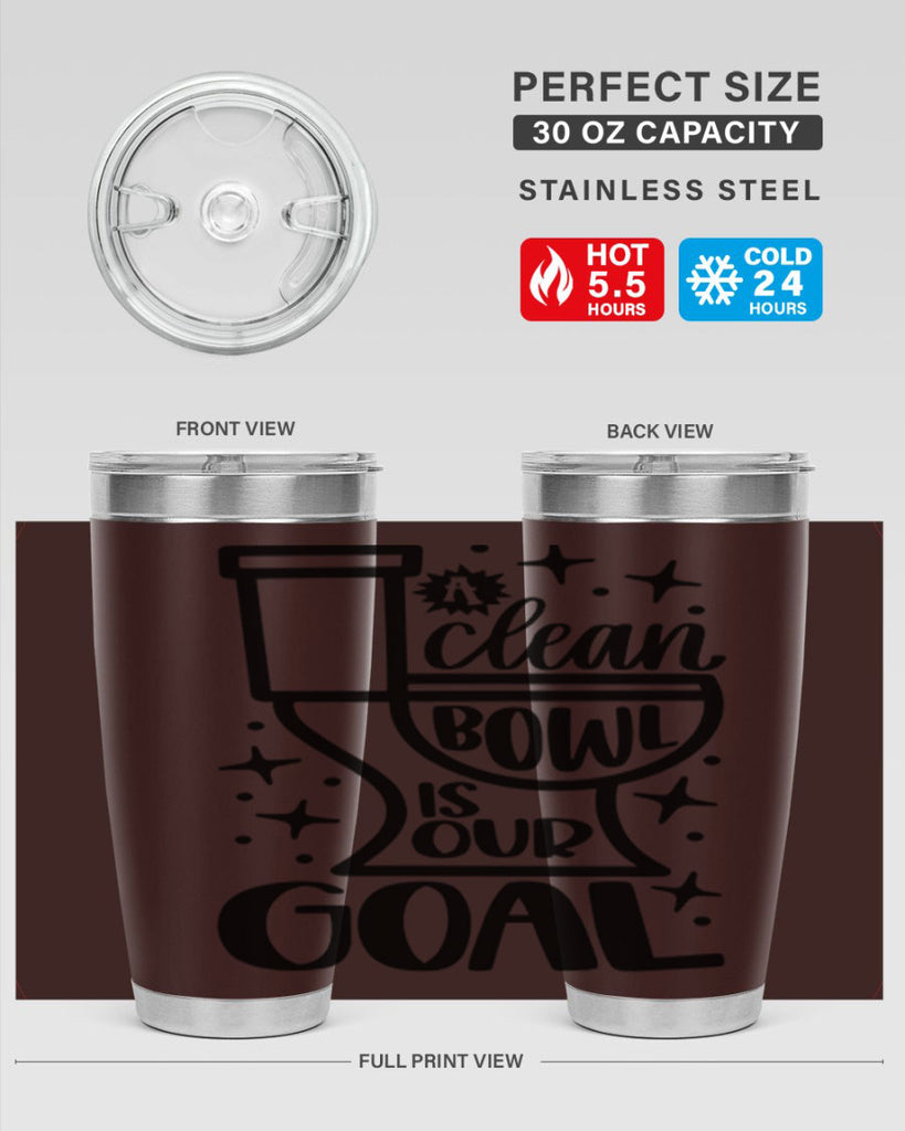 a clean bowl is our goal 49#- bathroom- Tumbler