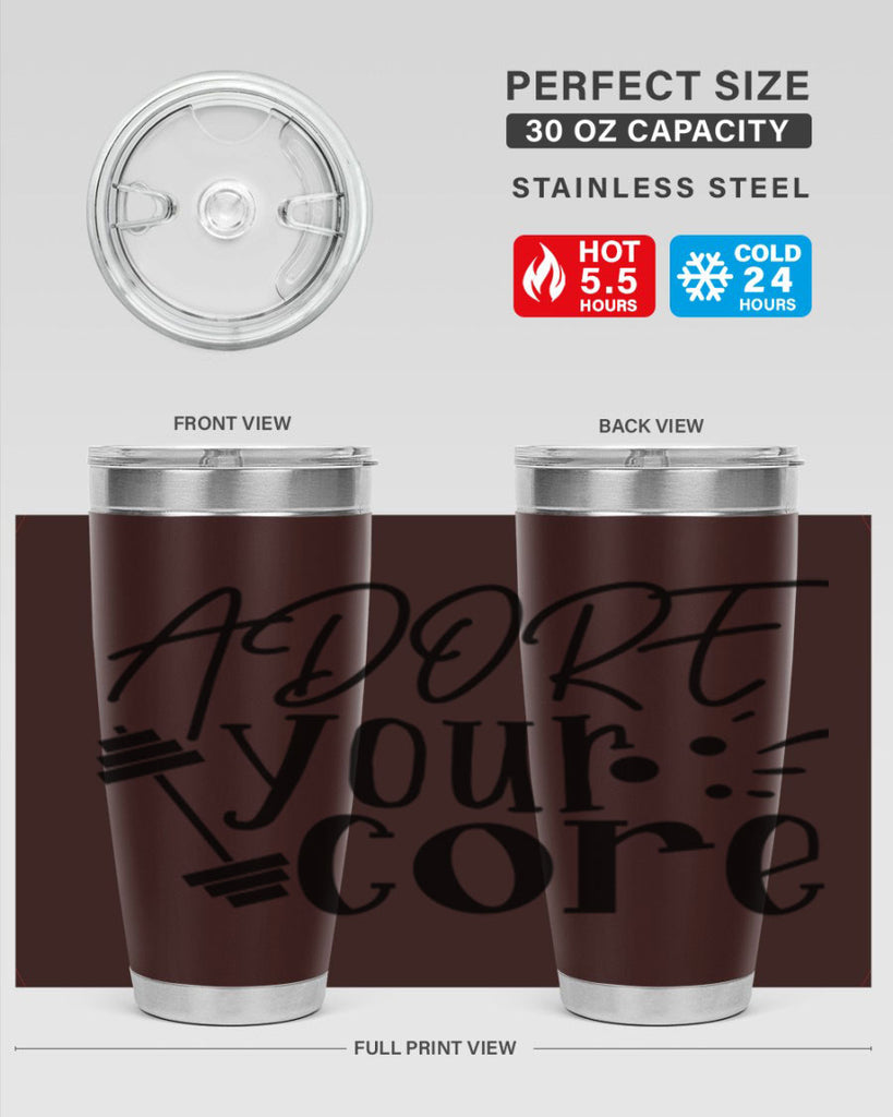 adore your core Style 111#- summer- Tumbler