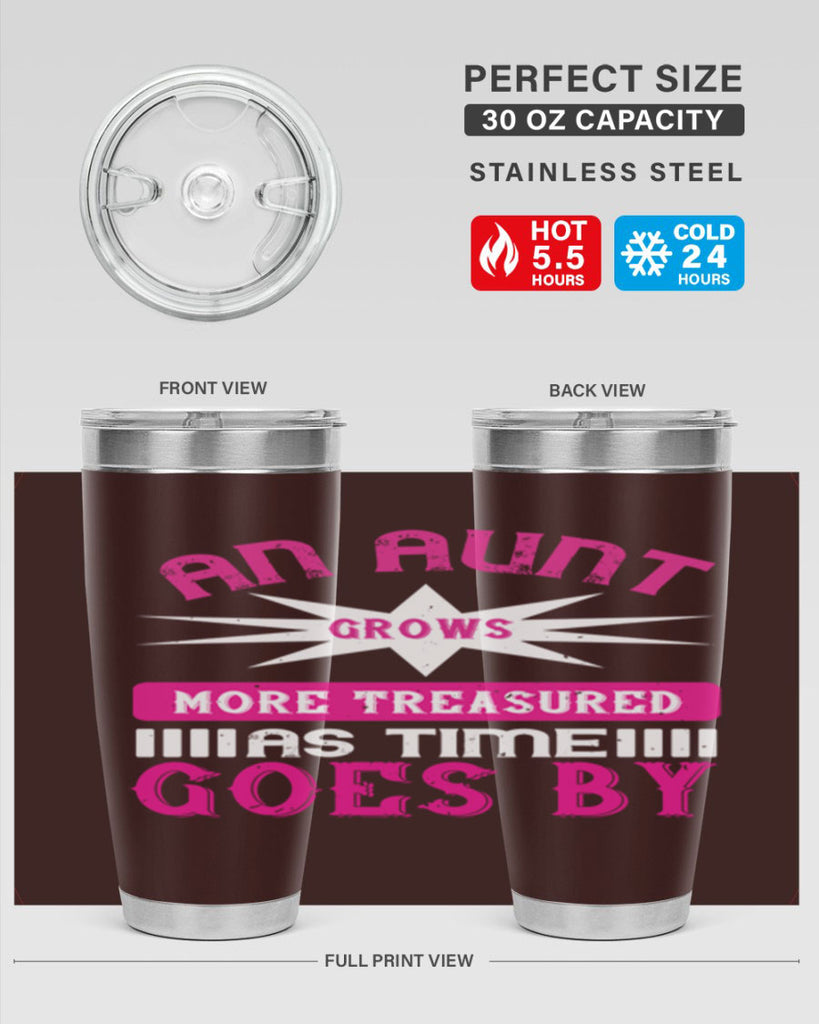 an aunt grows more treasured as time goes by 220#- mom- Tumbler
