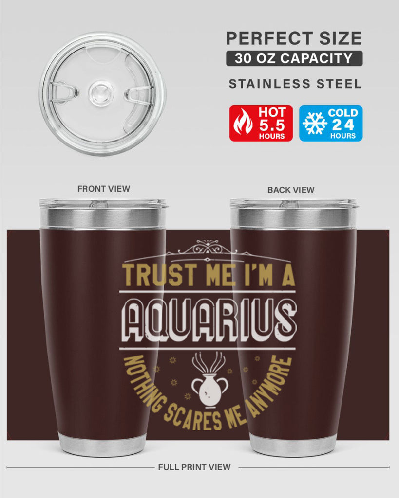aquarius 87#- zodiac- Tumbler