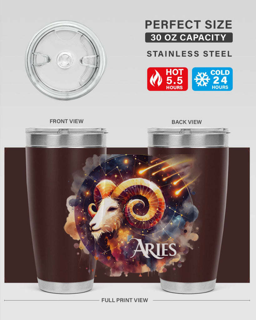 aries 127#- zodiac- Tumbler