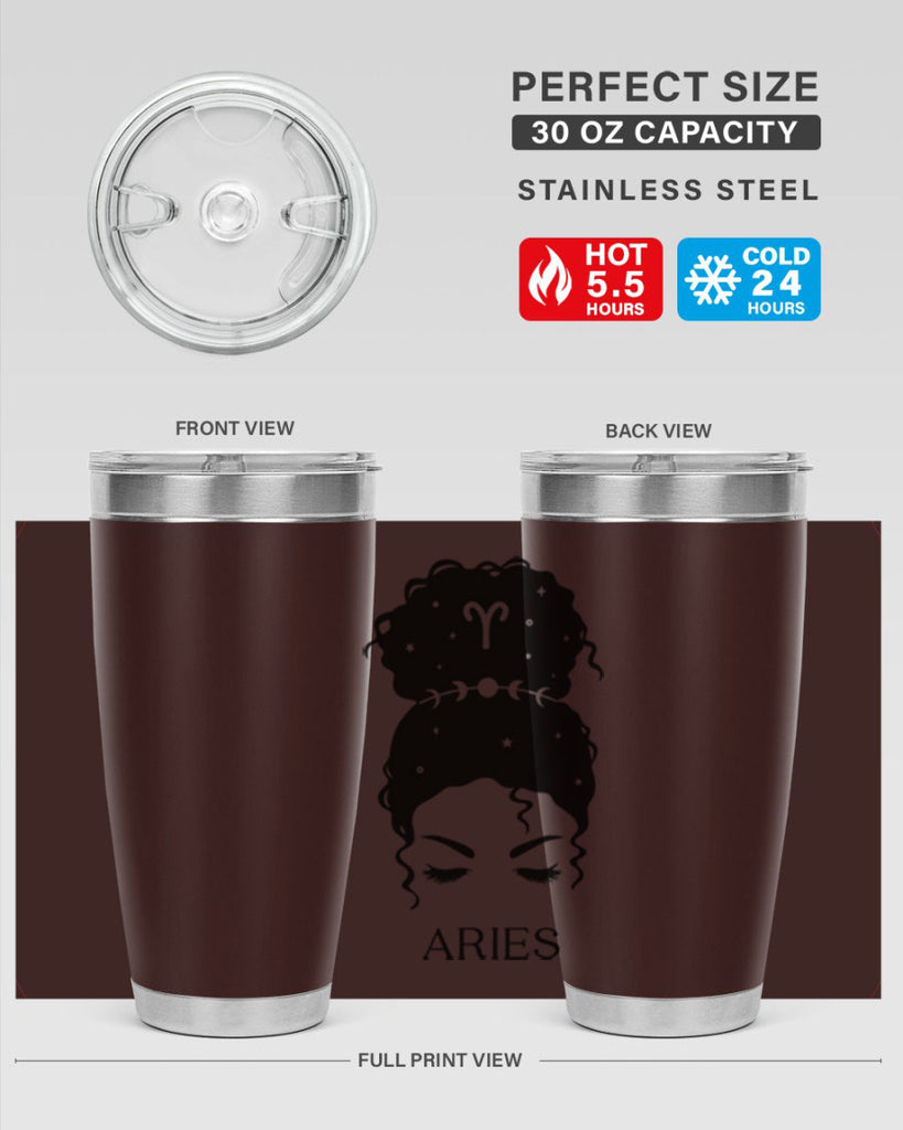 aries 132#- zodiac- Tumbler